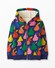 Colorful Pears on Navy