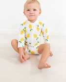 Baby Recycled Rash Guard Suit in White - main
