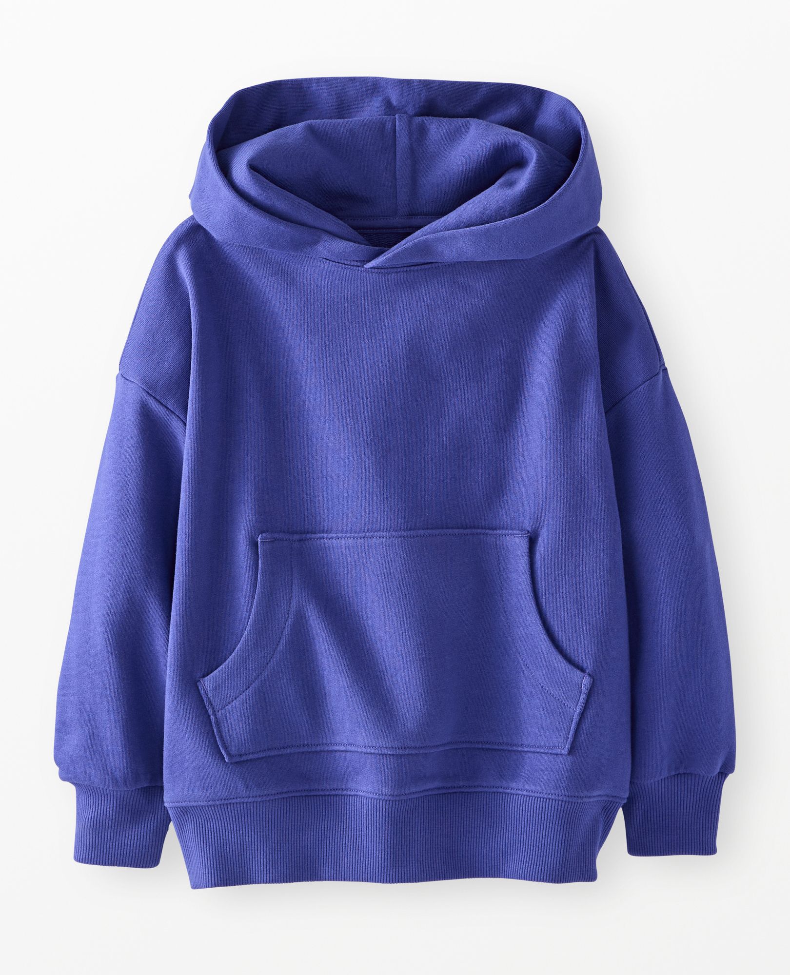 Oversized Boyfriend Hoodie Blue Oversized French Terry Hoodie