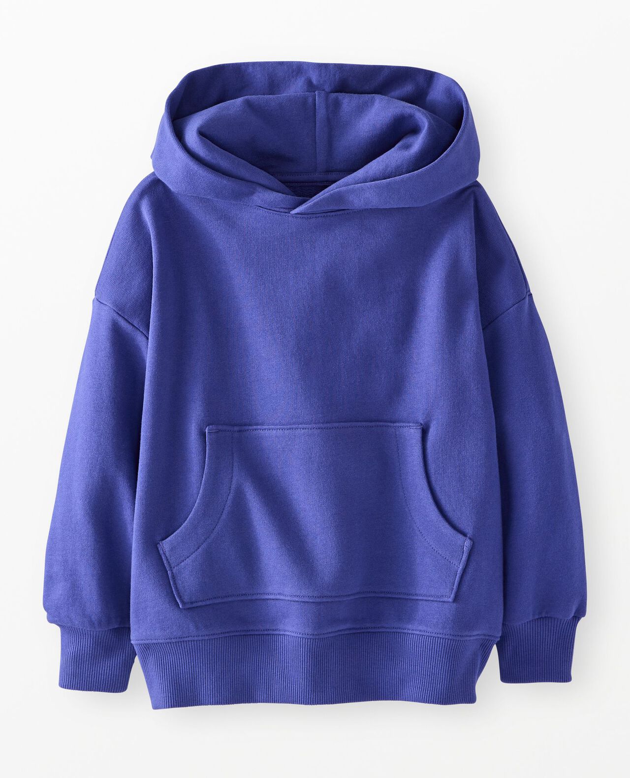 Oversized Boyfriend Hoodie Blue Oversized French Terry Hoodie