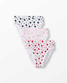 Hipster Unders In Organic Cotton 3-Pack in Heart Print Pack - main