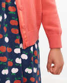 Cardigan In Combed Cotton in Petal Pink - main