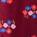 Poplin Sleeper in Flowers on Cherry Lacquer - swatch