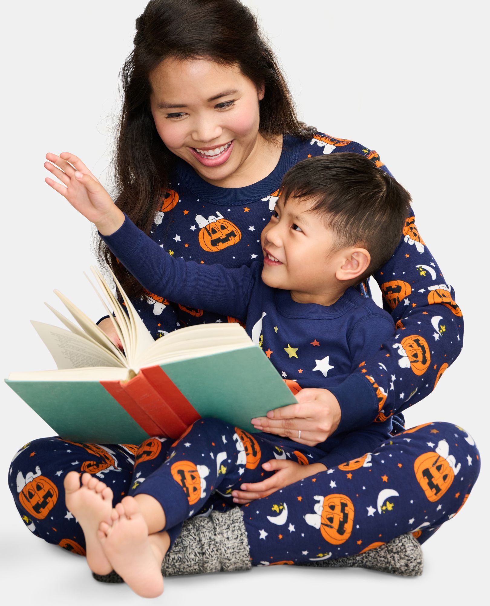Peanuts Halloween Adult Unisex Long John Pajama Top Hanna Andersson