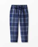 Plaid Knit Sweatpants in Navy Blue/North Air - main