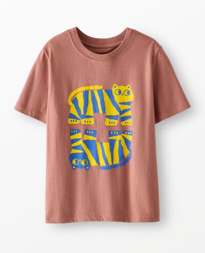 Relaxed Fit Graphic T-Shirt in Tiger Cubs - main