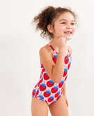 Recycled Sunblock One Piece Suit in Super Strawberries - main