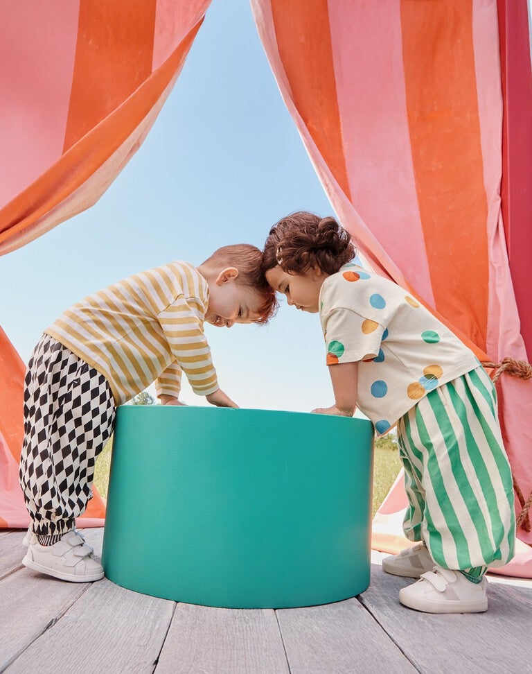 Oversized T-Shirt in Colorful Dots - main