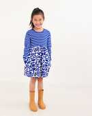 Mixie Playdress in Blue Petals - main