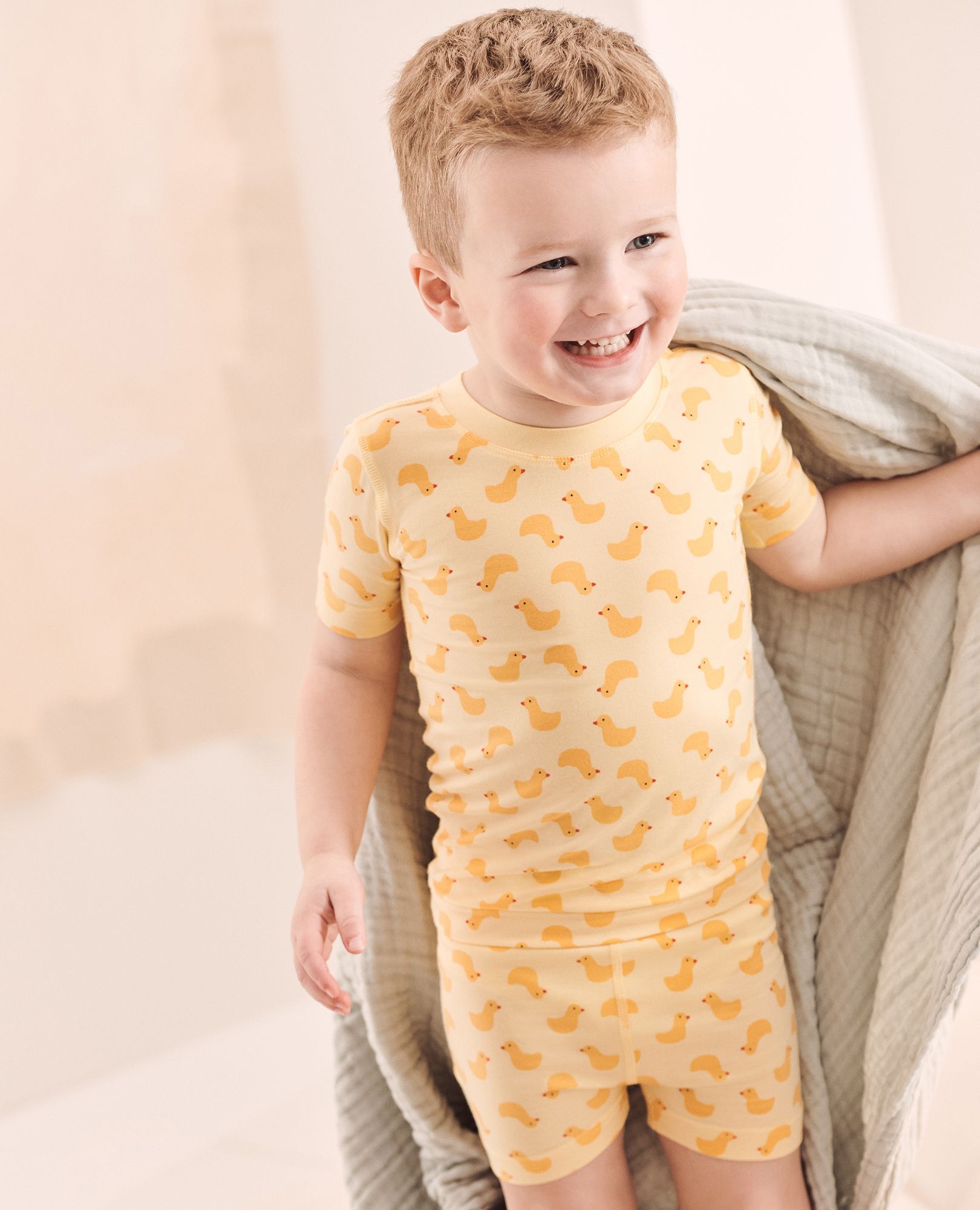 Kids Short John Pajama Set in HannaSoft Hanna Andersson