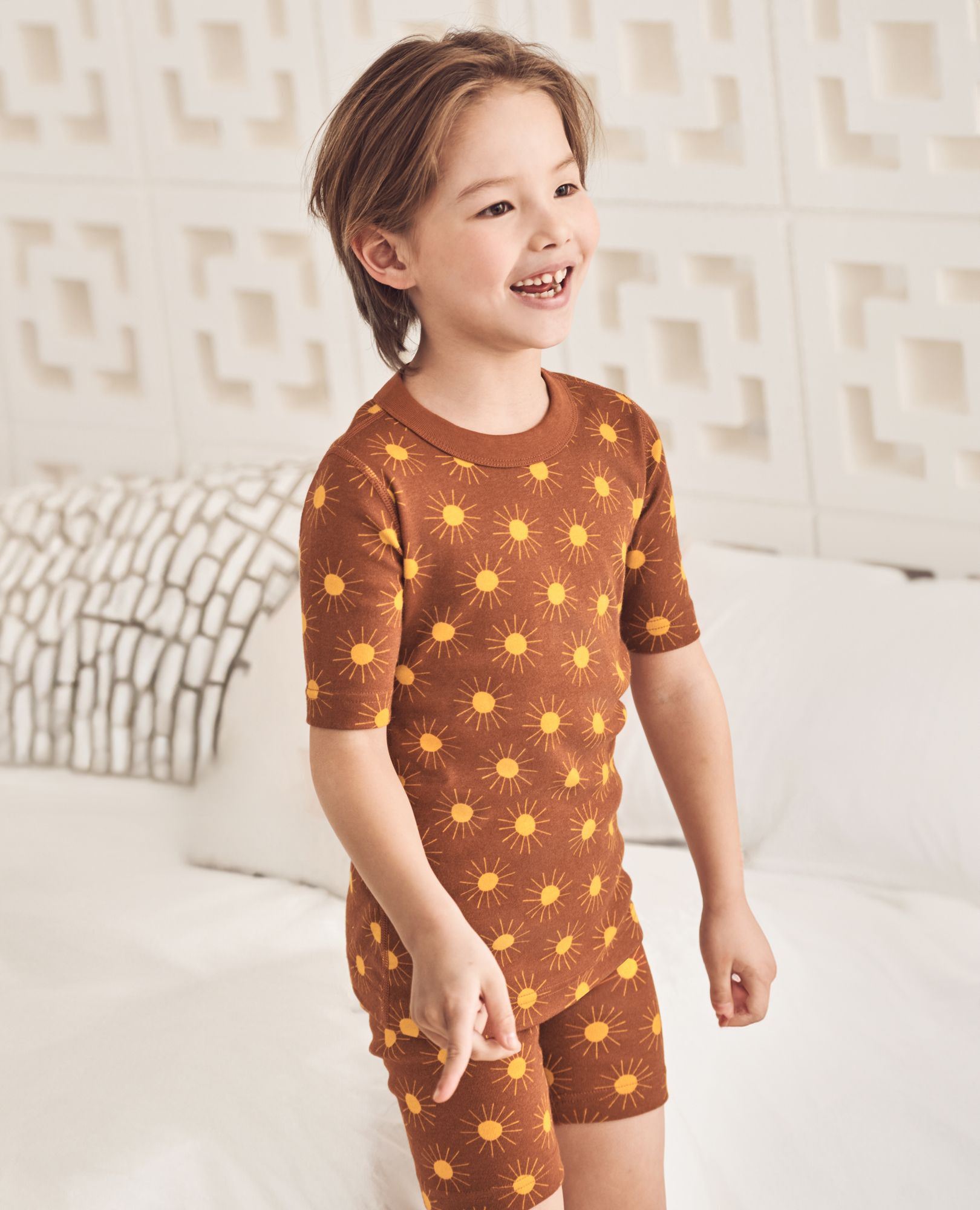 HannaJams™ Pajama Set in Sunshine Day on Canyon - main