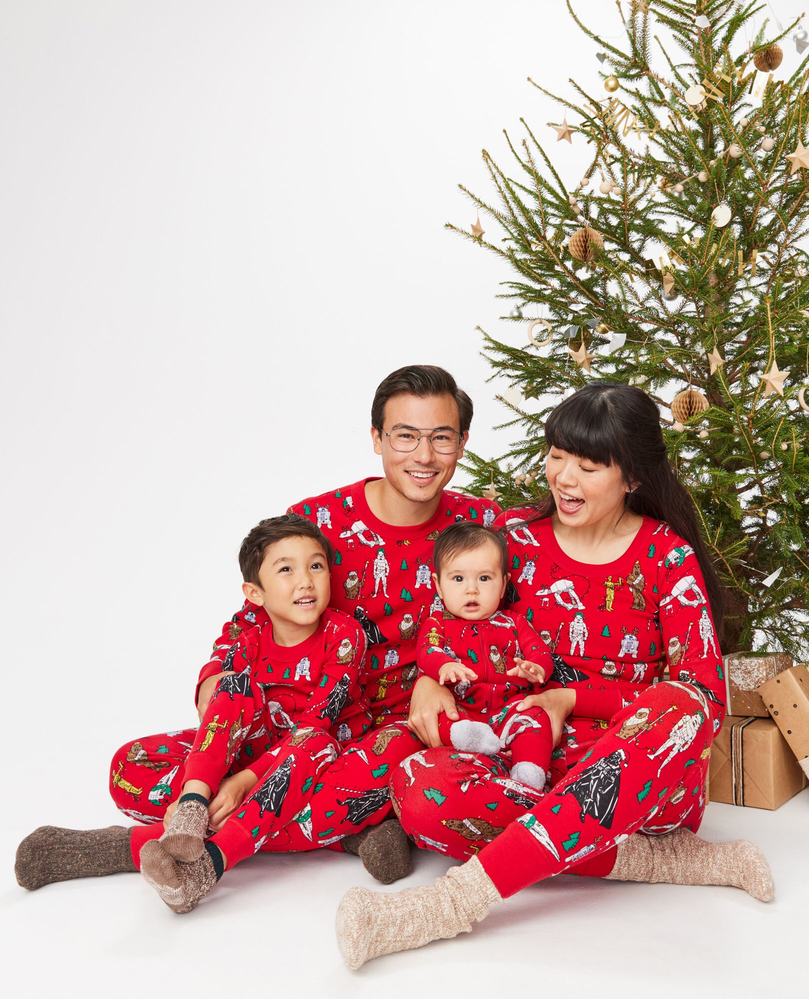 Matching family sales pajamas star wars