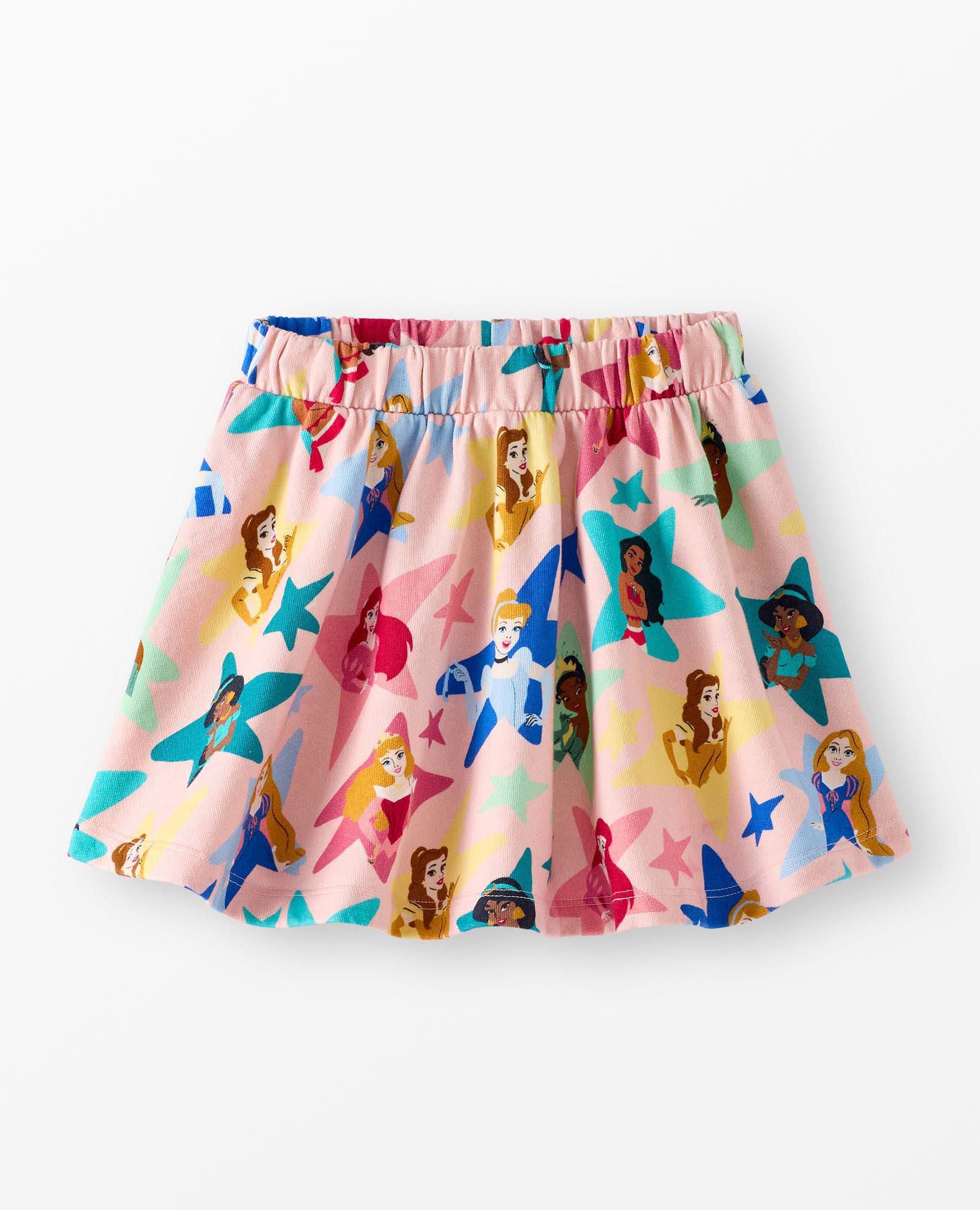 Disney Princess French Terry Skirt in Princess Stars - main