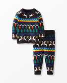 Baby Holiday Sweater Knit Top & Legging Set in Very Merry - main