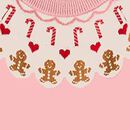 Holiday Fair Isle Sweater Dress in Gingerbread Fair Isle - swatch