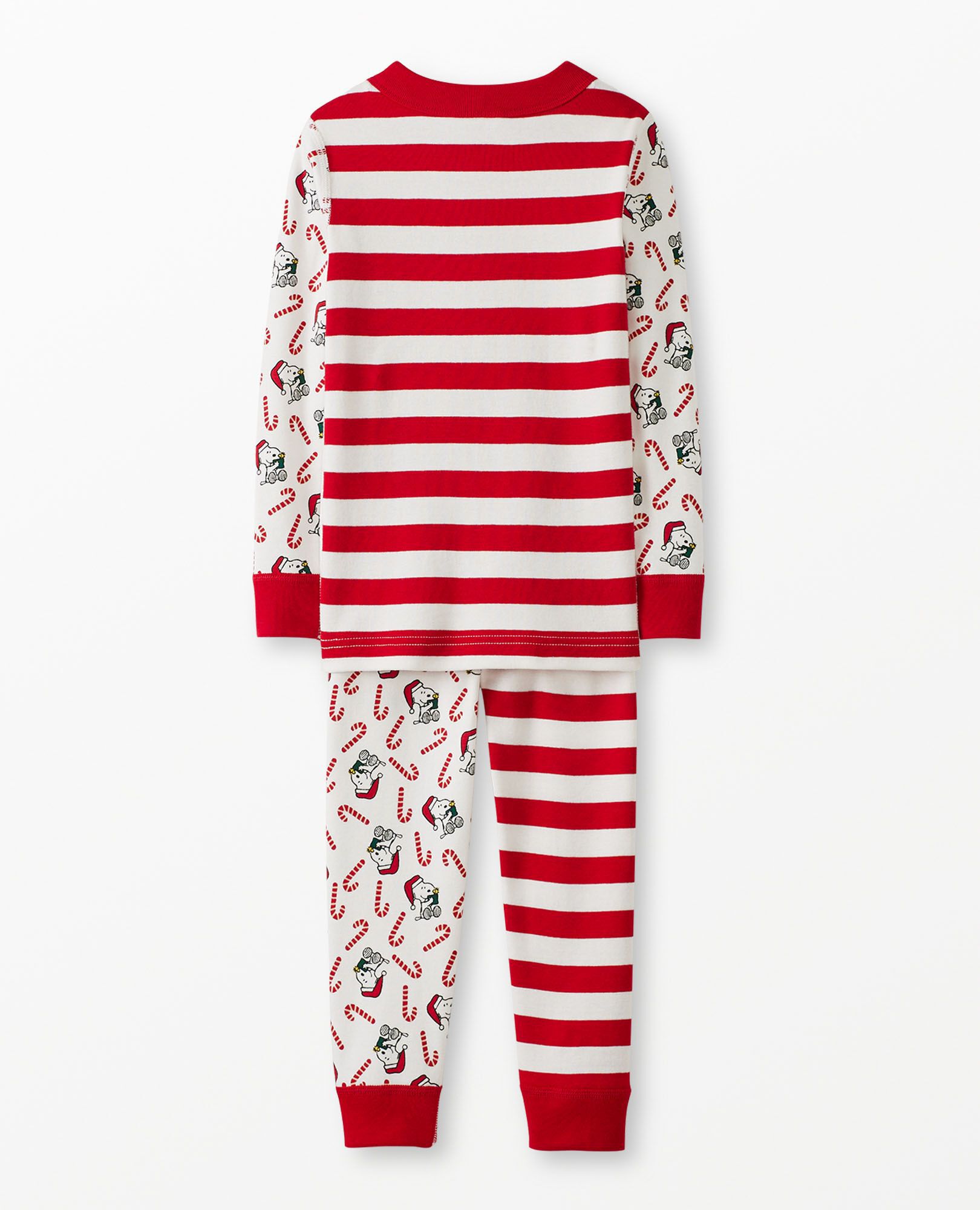 Kids Peanuts Holiday Long John Pajama Set