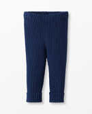 Baby Sweaterknit Leggings in Navy Blue - main