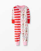 Baby Dr. Seuss Grinch Zip Sleeper in Cindy Lou Who Candy Cane - main