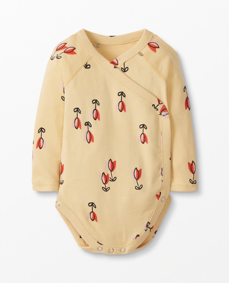 Baby Side Snap Bodysuit In Organic Cotton Hanna Andersson