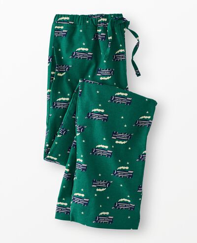 Adult Warner Bros™ Discovery Polar Express Flannel Pajama Pants in Polar Express Train - main