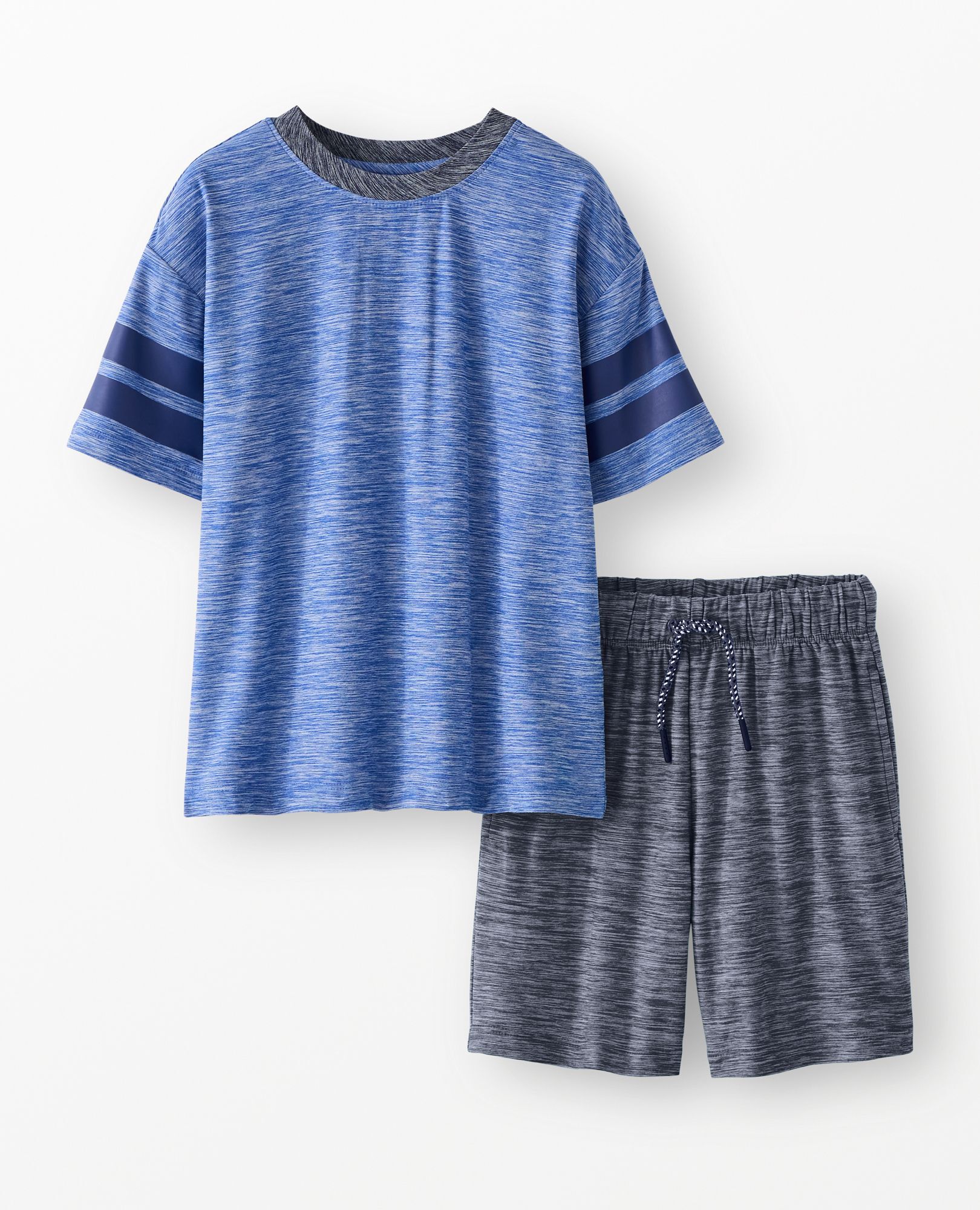Active UV T-Shirt & Shorts Set in Happy Blue/Navy - main
