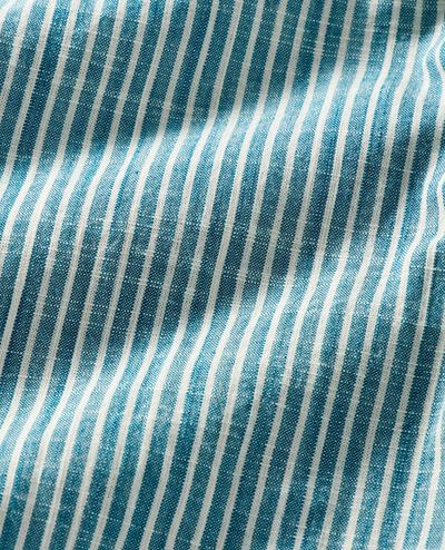 Baby Poplin Barrel Pants in Atlantic Blue/Ecru - main