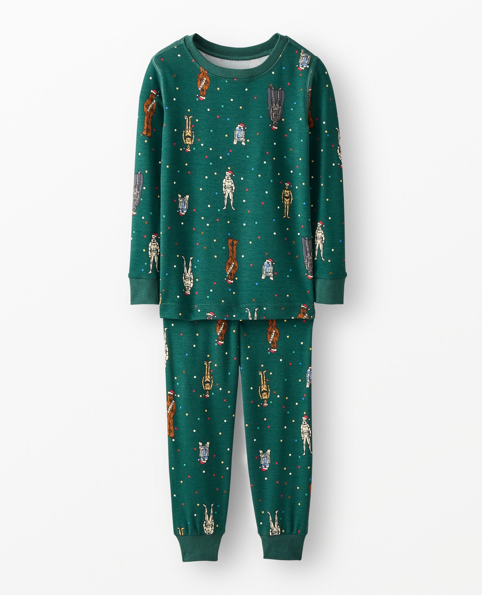 STAR WARS™ Holiday HannaSoft™ Stretch Pajama Set in Star Wars Holiday Multi - Green - main