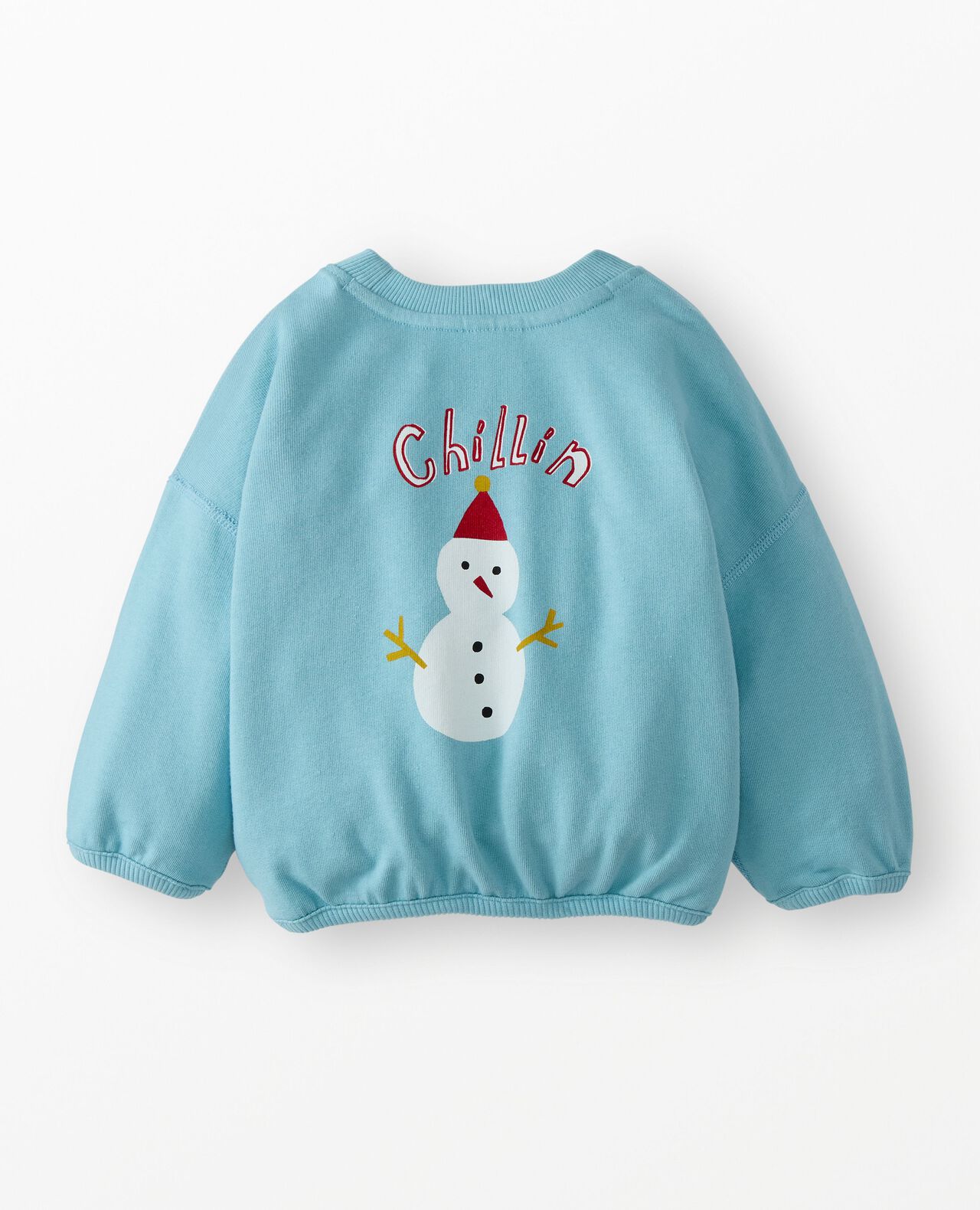 Holiday French Terry Graphic Sweatshirt in Chillin - main