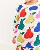 Long John Pajamas In Organic Cotton in Colorful Pears - main