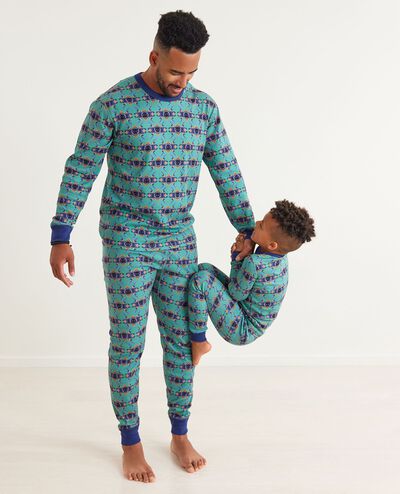 Adult Unisex Marvel Studios' Black Panther: Wakanda Forever Long John Pajama Pant in Black Panther Family - main