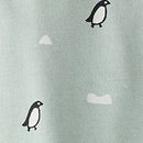 Baby Holiday Long Sleeve Pocket Dress & Leggings Set in Skating Squeaky on Glacier Blue - swatch