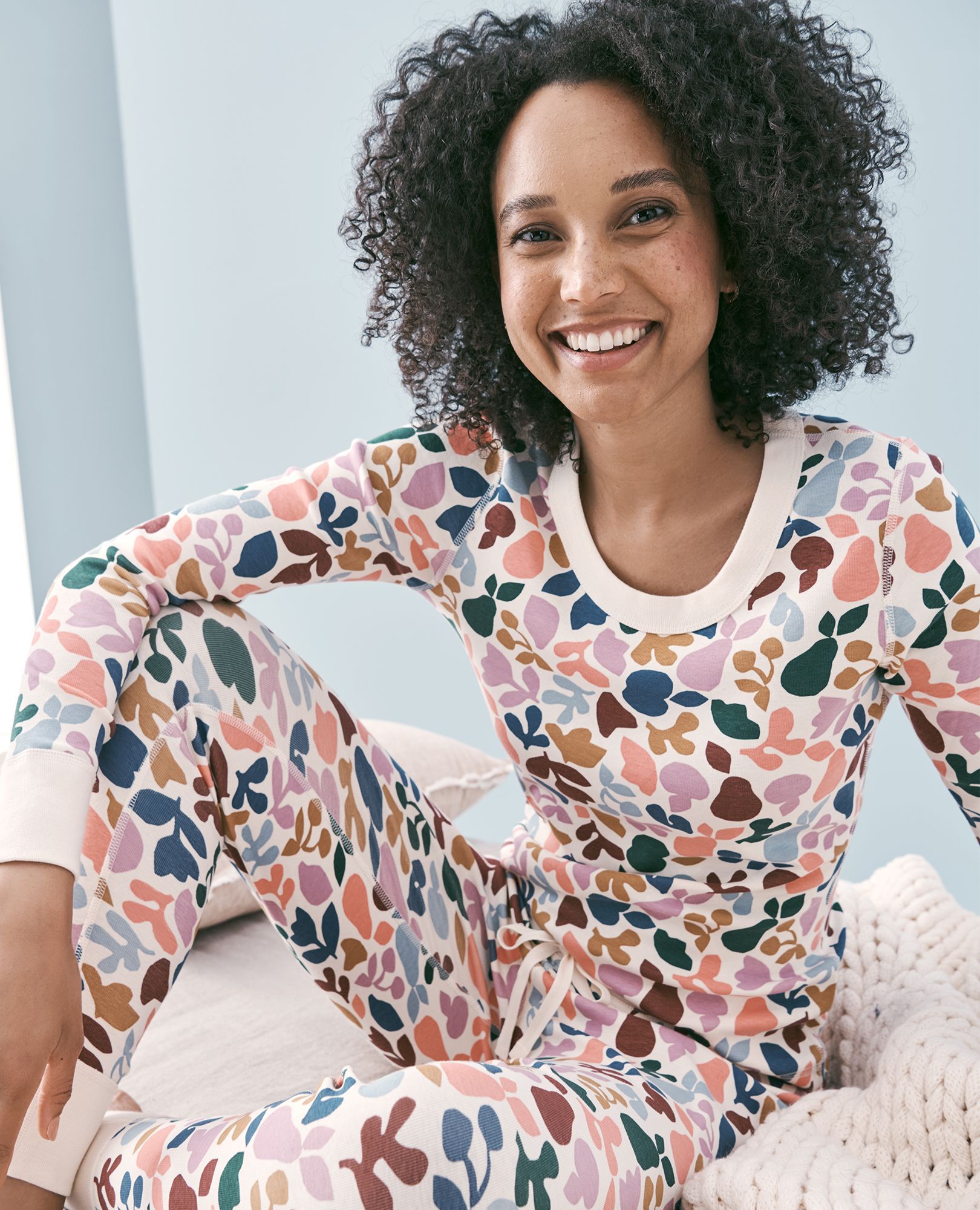 Women s Long John Pajama Top