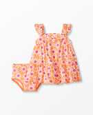 Baby Ruffled Tier Dress in Orange Burst - main