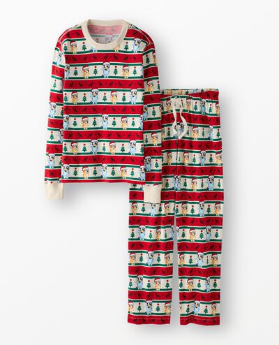 Adult Bluey Holiday Relaxed Fit Pajama Set in Bluey Fairisle - main