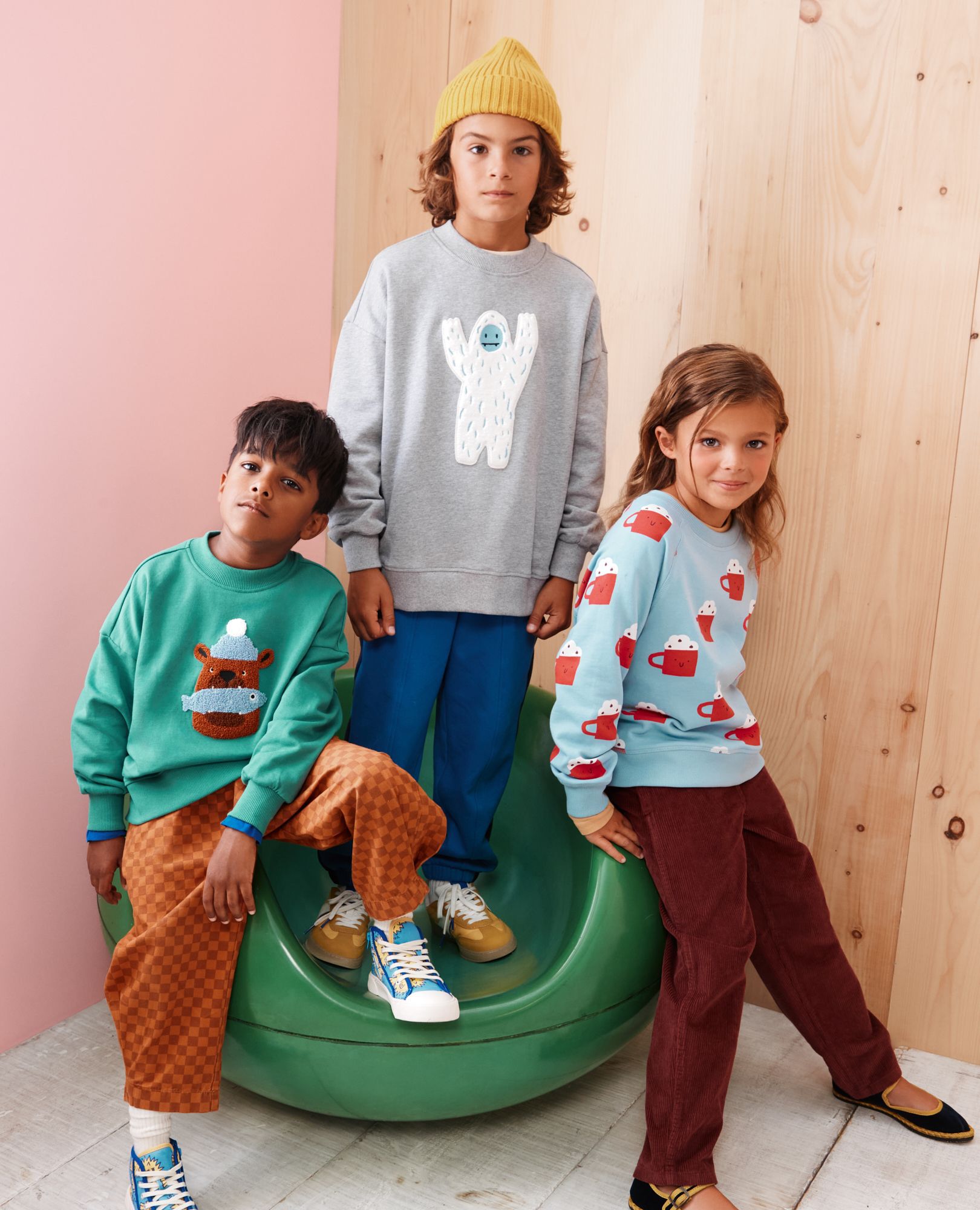 Oversized French Terry Graphic Sweatshirt | Hanna Andersson