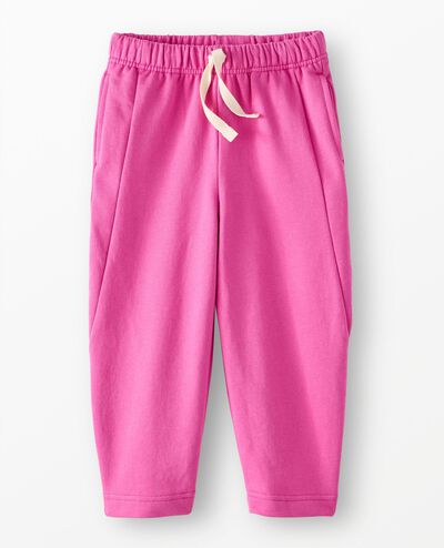 French Terry Barrel Sweatpants in Phlox Pink - main