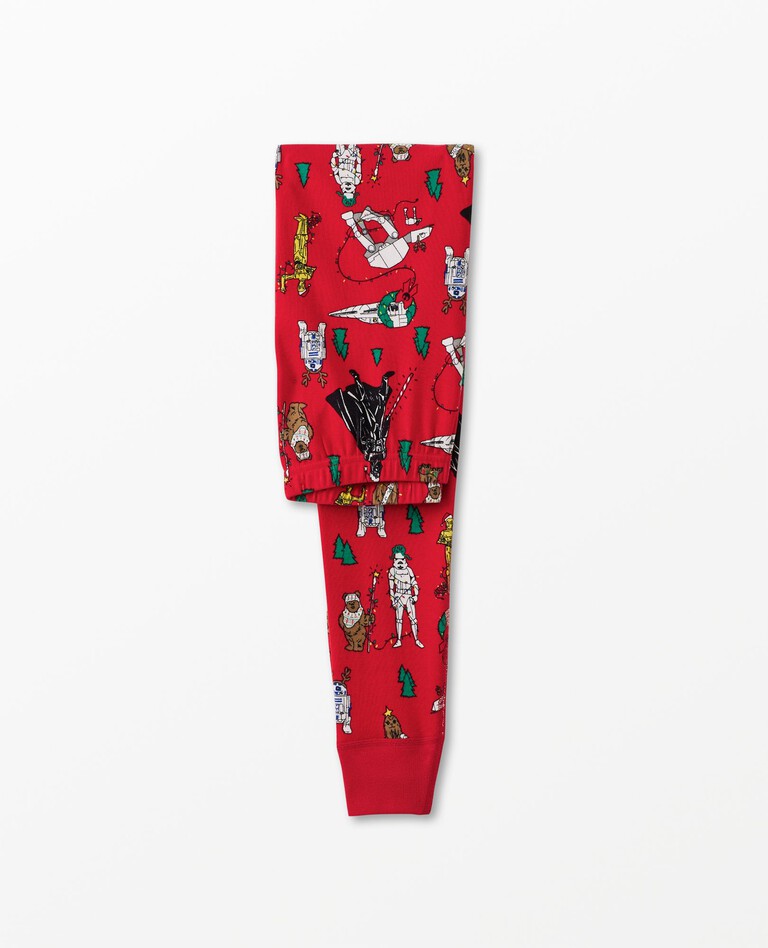 STAR WARS™ Holiday Print Long John Pajama Pant in Star Wars Festive Red - main
