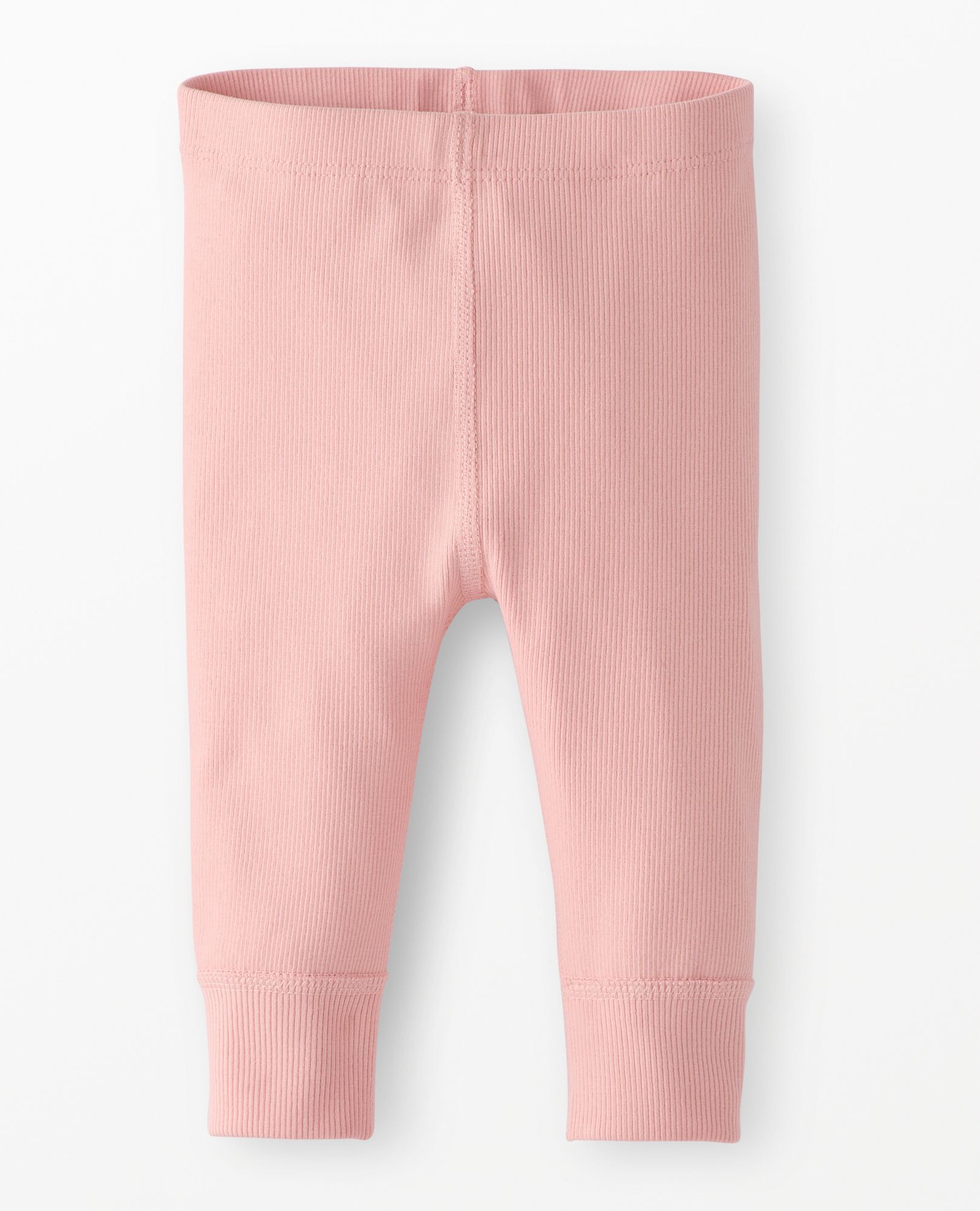 Baby Ribbed Leggings in Frosting Pink - main