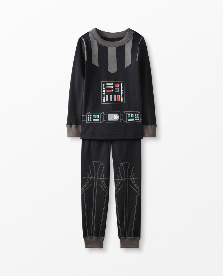 Star Wars™ Costume Long John Pajamas In Organic Cotton in Darth Vader Black - main