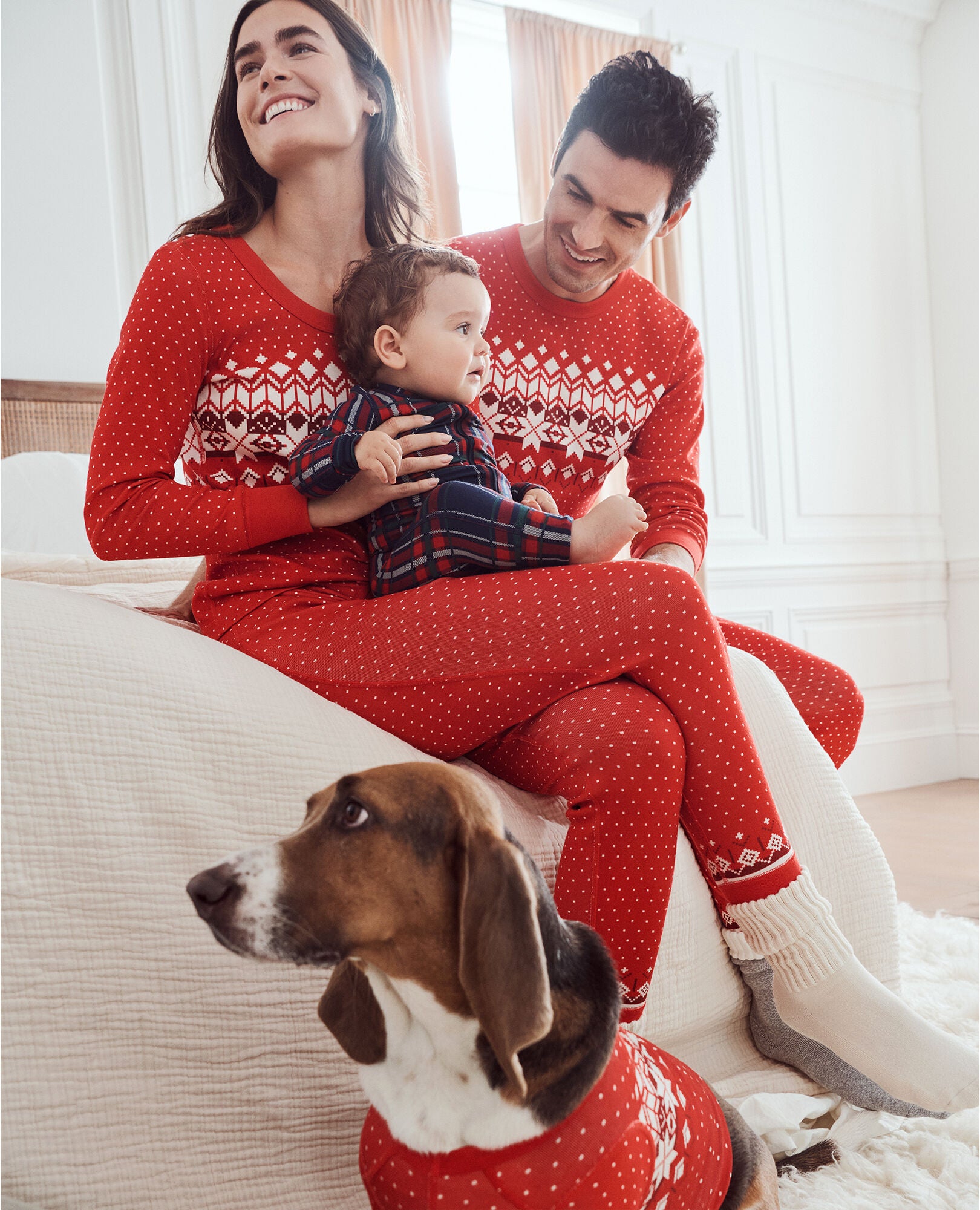 Heritage Red Fair Isle Holiday Matching Family Pajamas Hanna Andersson