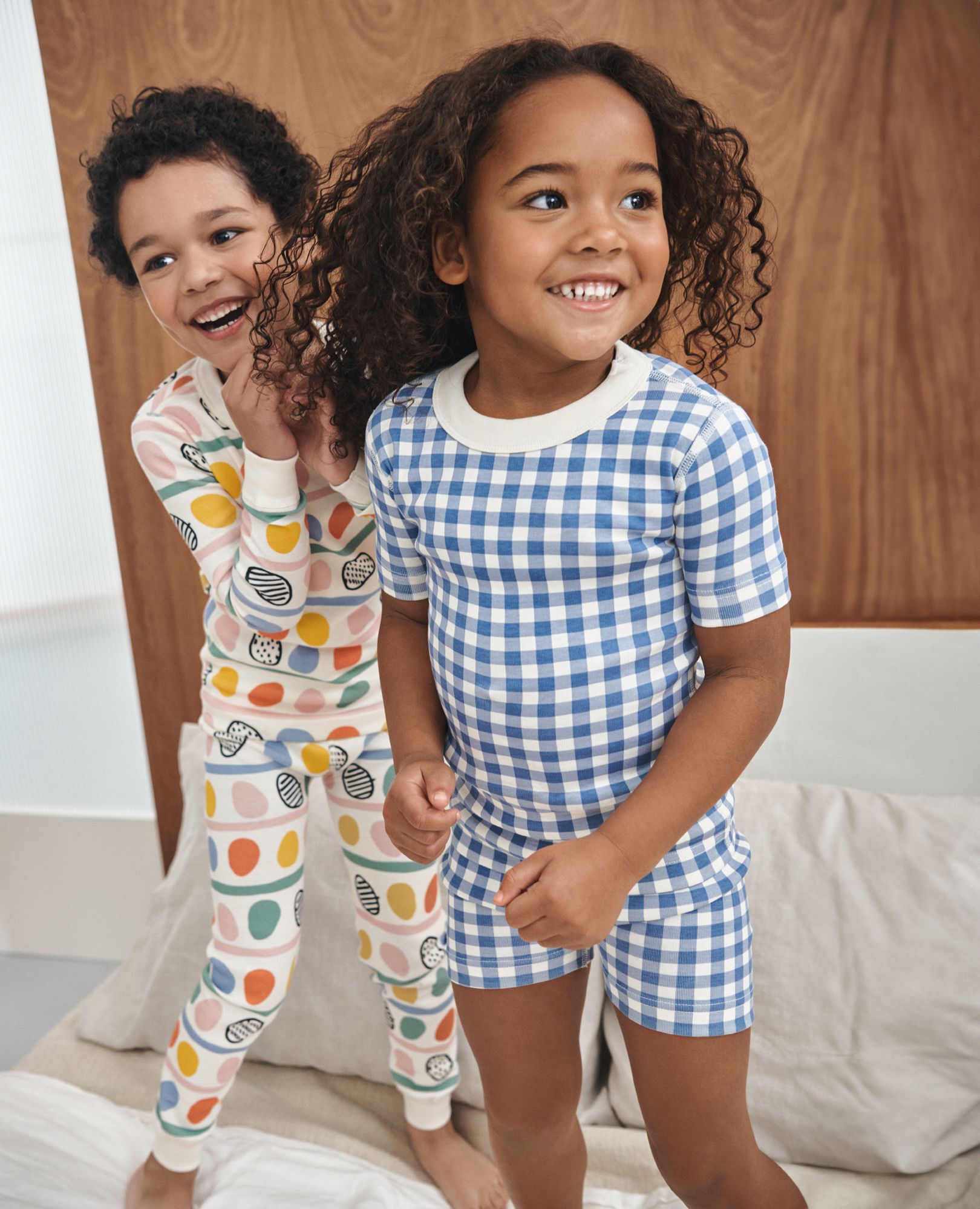 Kids Easter Long John Pajama Set