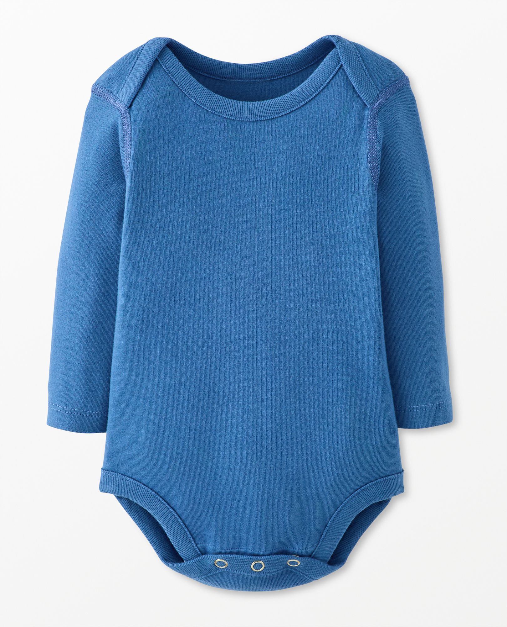 Baby Long Sleeve Bodysuit in Dutch Blue - main