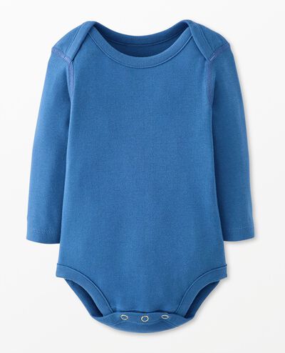 Baby Long Sleeve Bodysuit in Dutch Blue - main