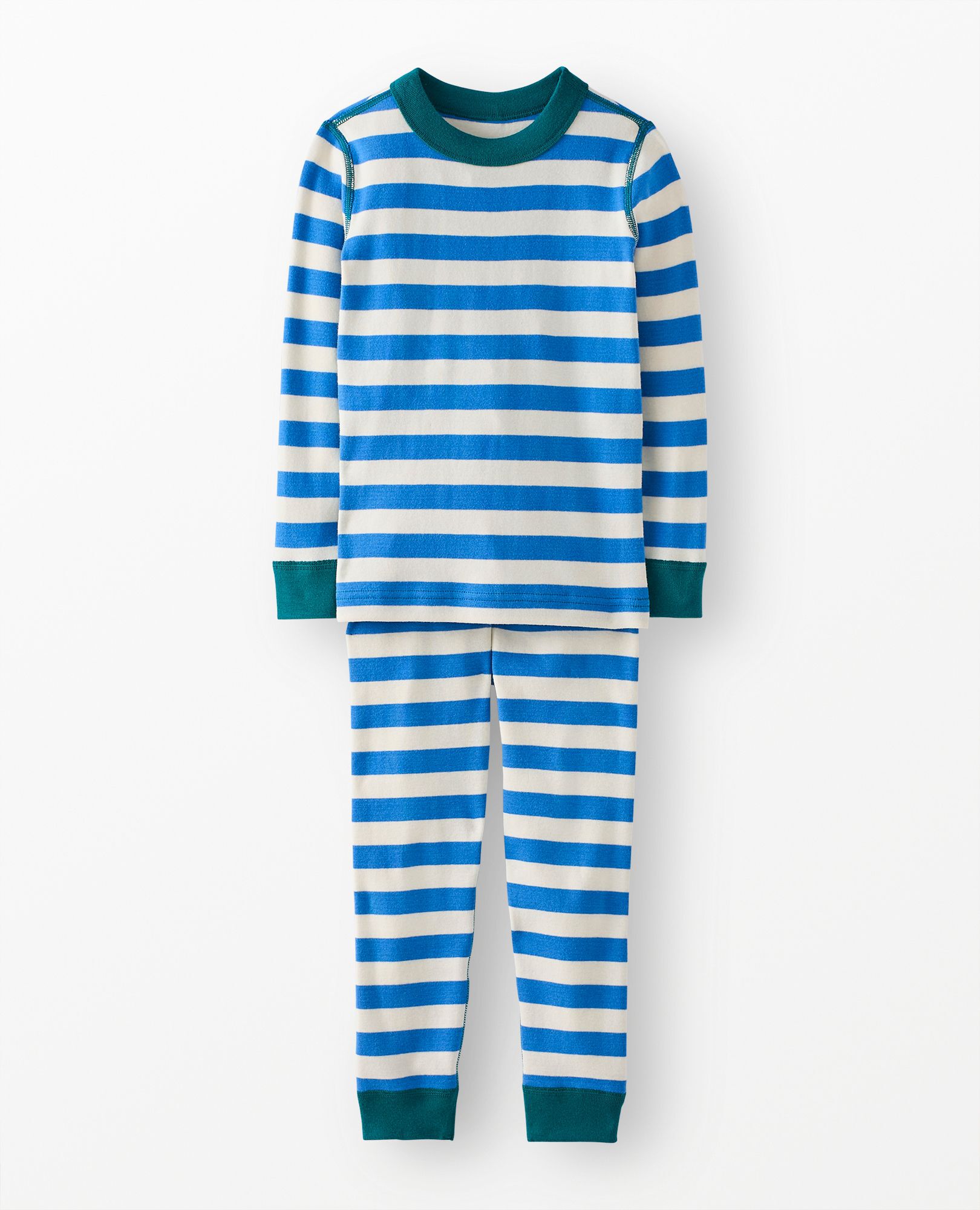 HannaJams™ Pajama Set in Bluest Sky/Ecru - main
