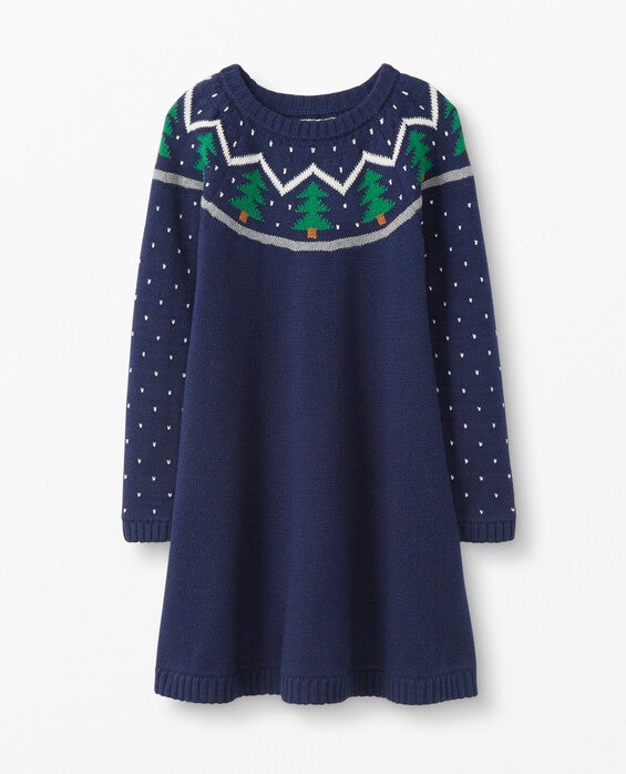 hanna andersson christmas sweater dress | Holiday Holiday dress