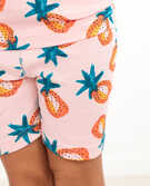 Short John Pajamas In Organic Cotton in Pineapple Sweet - main