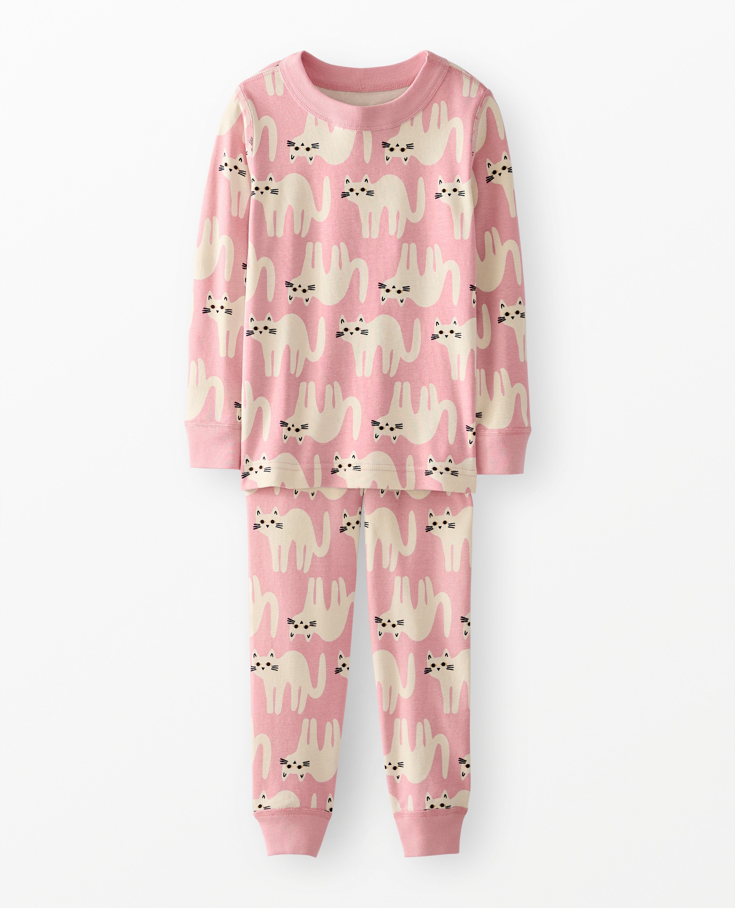 Halloween HannaJams™ Pajama Set in Cats on Powdered Rose - main