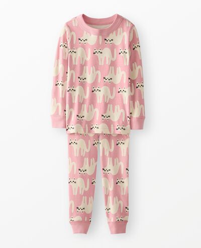 Halloween HannaJams™ Pajama Set in Cats on Powdered Rose - main