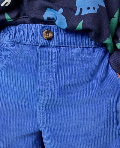 Corduroy Pull-On Barrel Pants in Bakery Blue - main