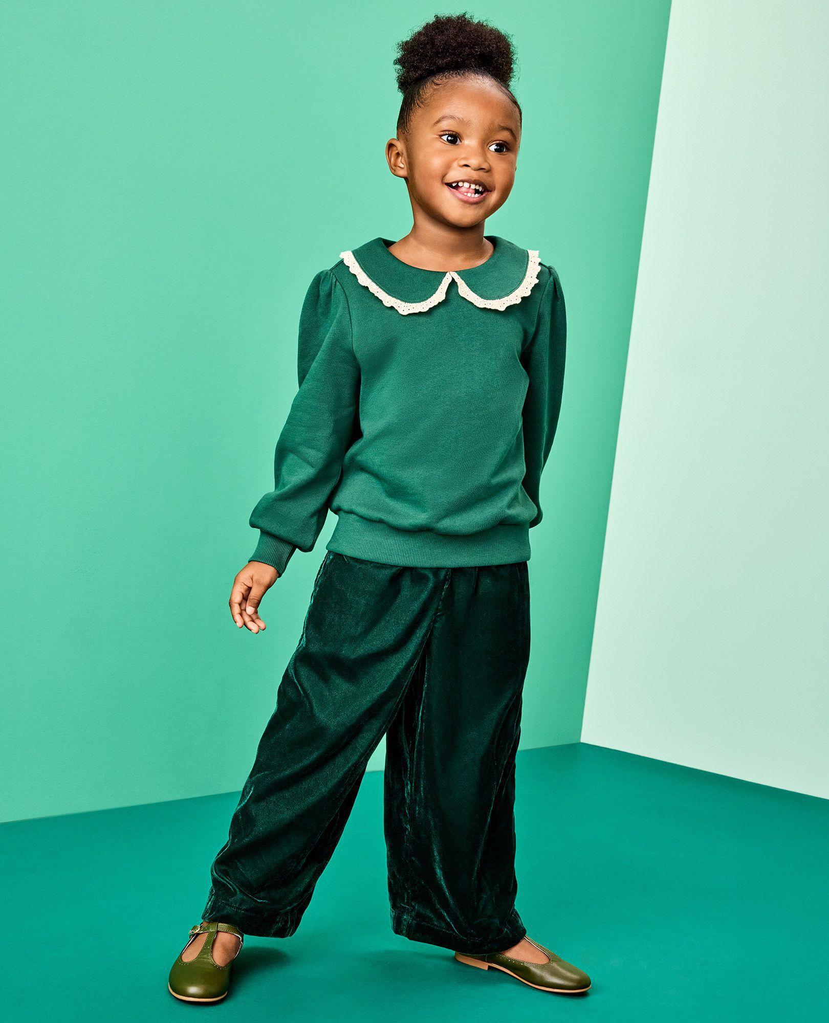 Velvet Wide Leg Pants - thumbnail 6